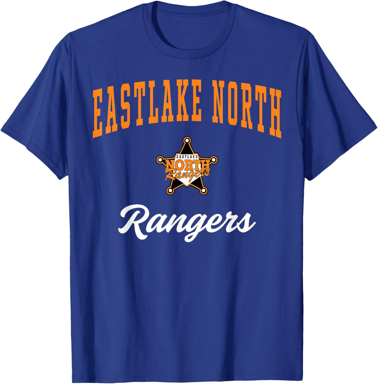 Eastlake North High School Rangers C3 T-Shirt - T-Shirt | Royal