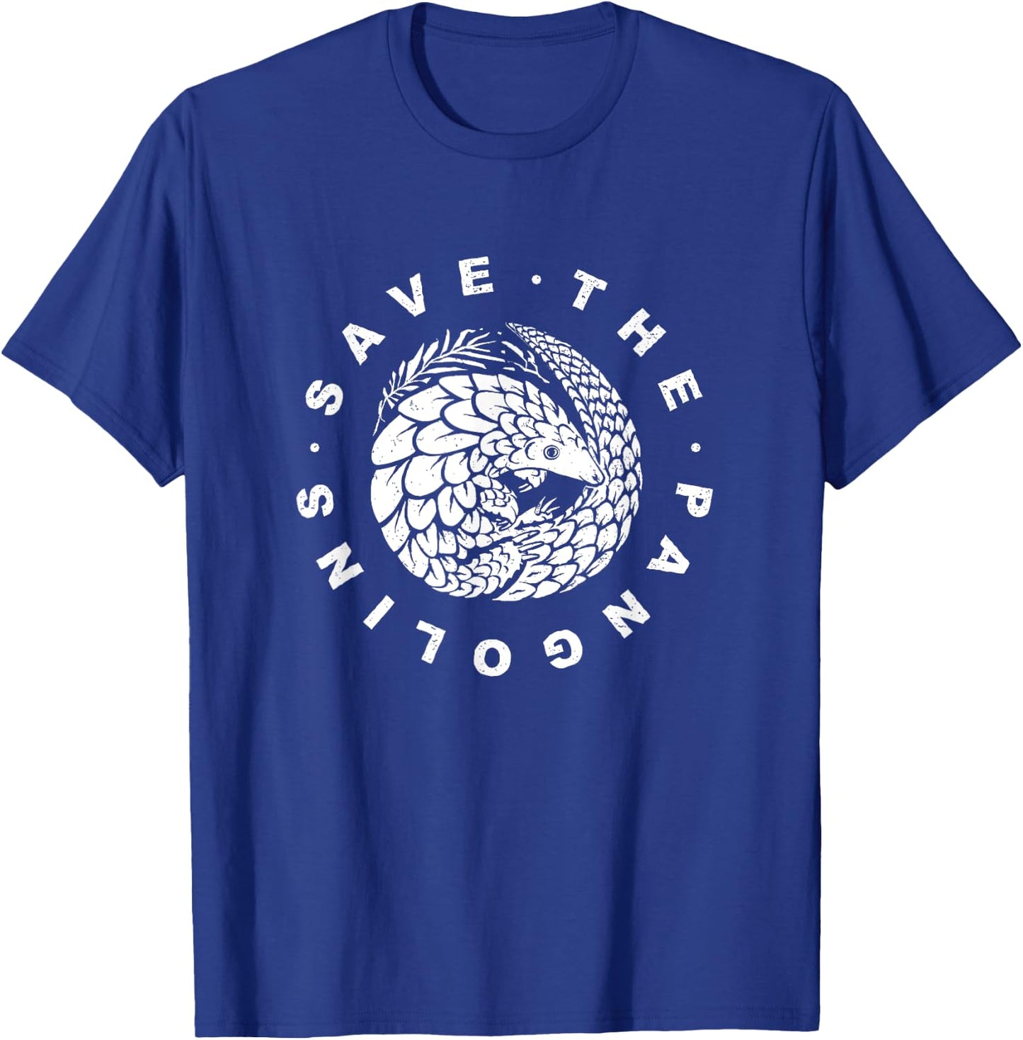 Wildlife Conservation - Save The Pangolin Animal Welfare T-Shirt - T-Shirt | Royal