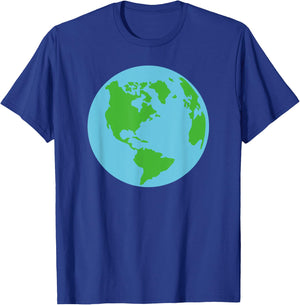 Globe world map T-Shirt - T-Shirt | Royal