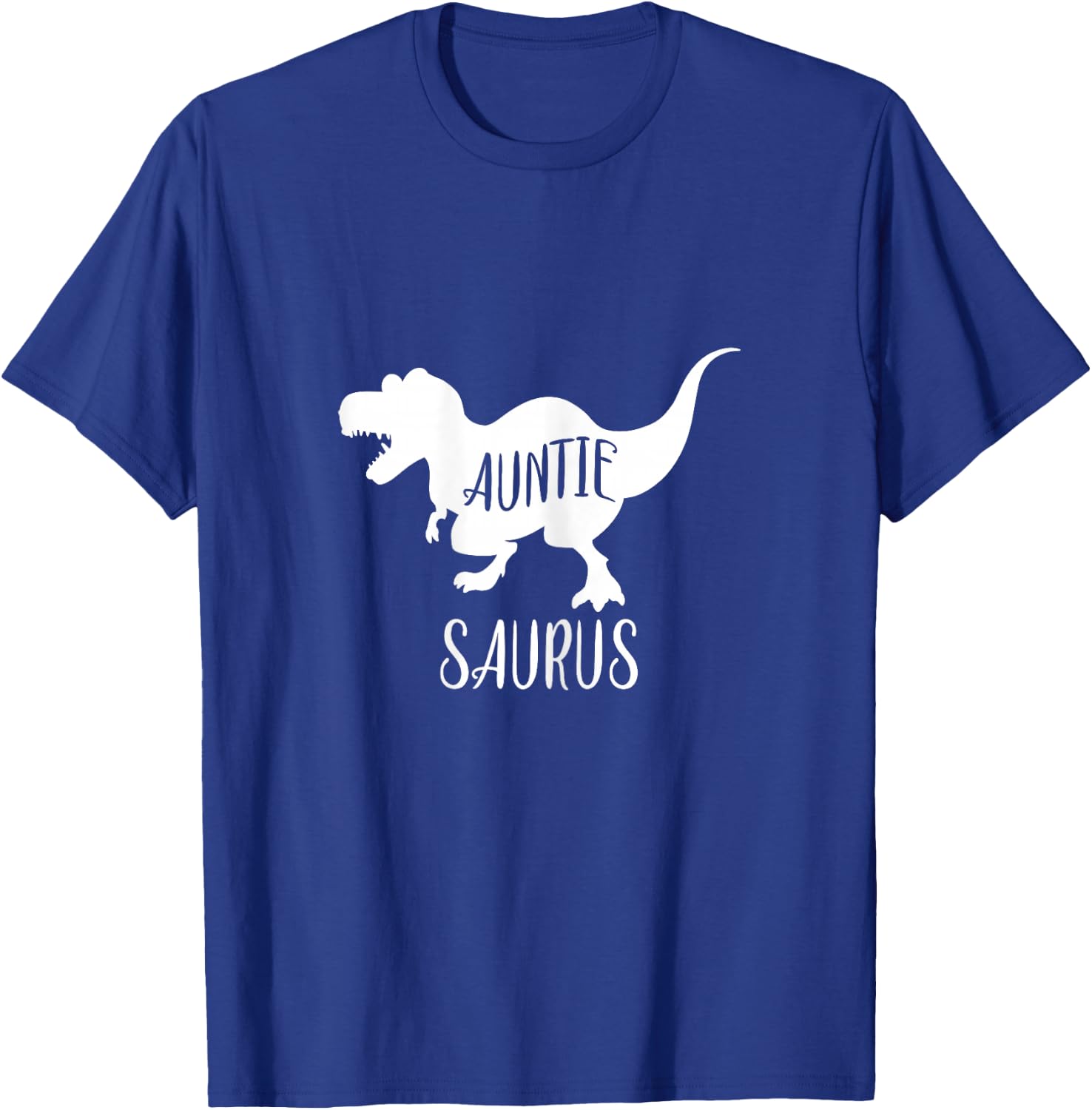 Auntie Saurus Matching Dinosaur Family Gift Aunt T-Shirt - T-Shirt | Royal