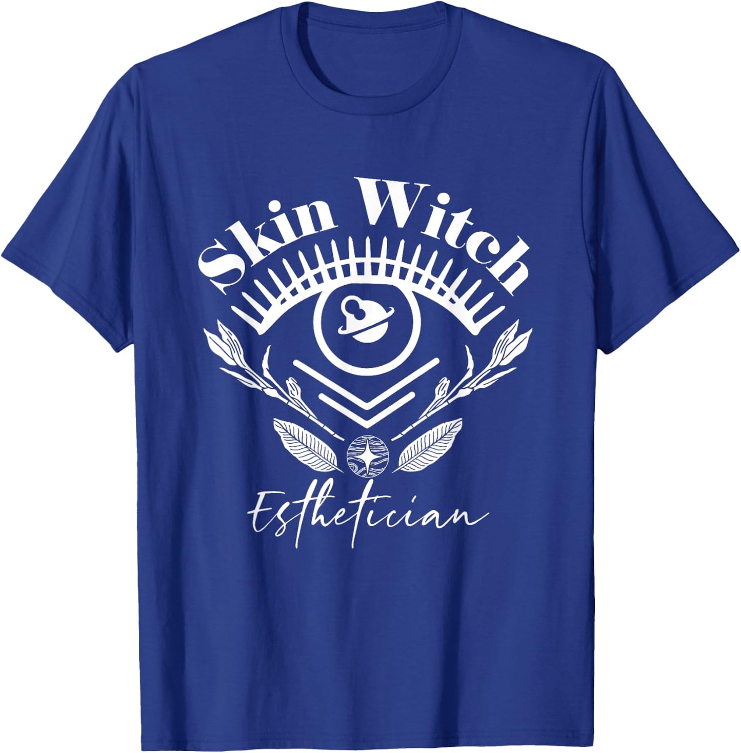 Skin Witch Skincare Witch Halloween Skin Esthetician T-Shirt - T-Shirt | Royal