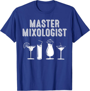 Funny Bartender Gift Women Cool Master Mixologist T-Shirt - T-Shirt | Royal