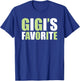 Gigi's Favorite - Grandchild T-Shirt - T-Shirt | Royal