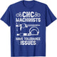 Funny CNC Operator Design Dad Machine Operators Tool T-Shirt - T-Shirt | Royal