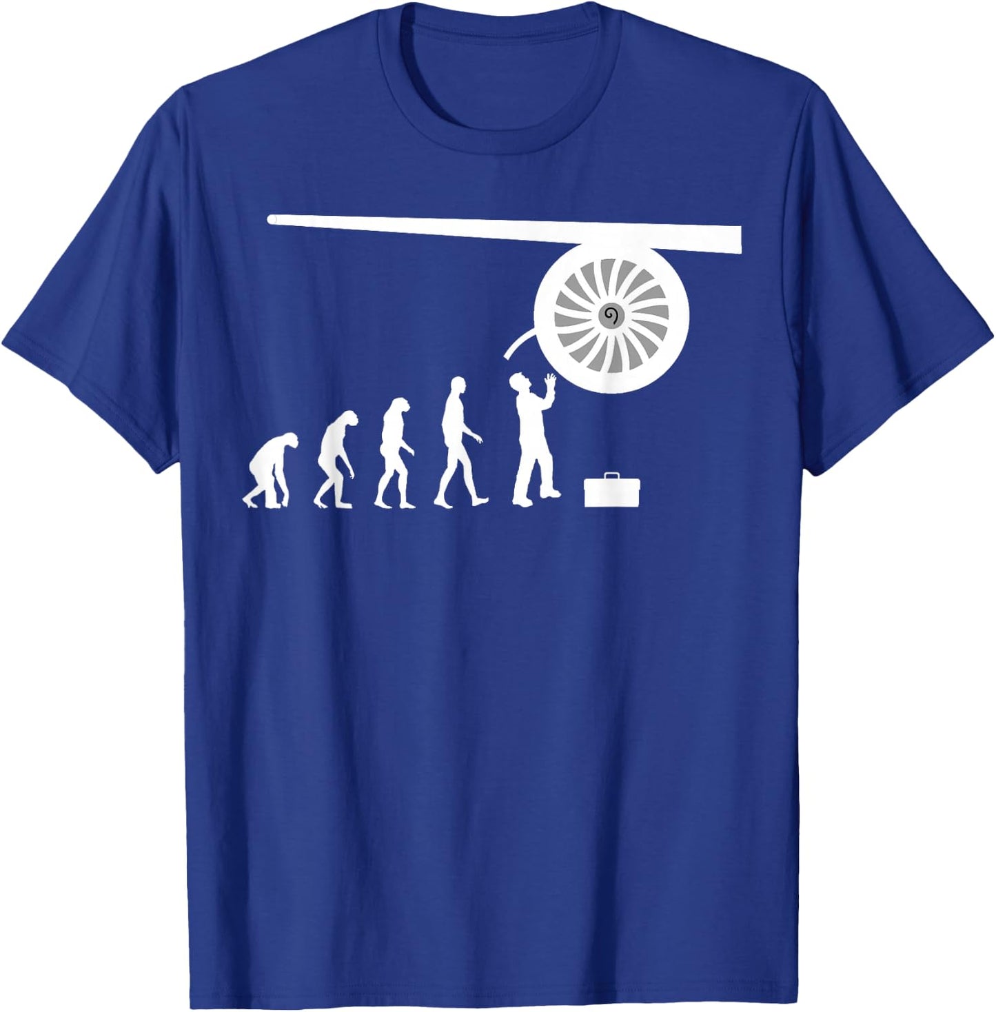 Aircraft Mechanic Aeroplane Engine Technician T-Shirt - T-Shirt | Royal