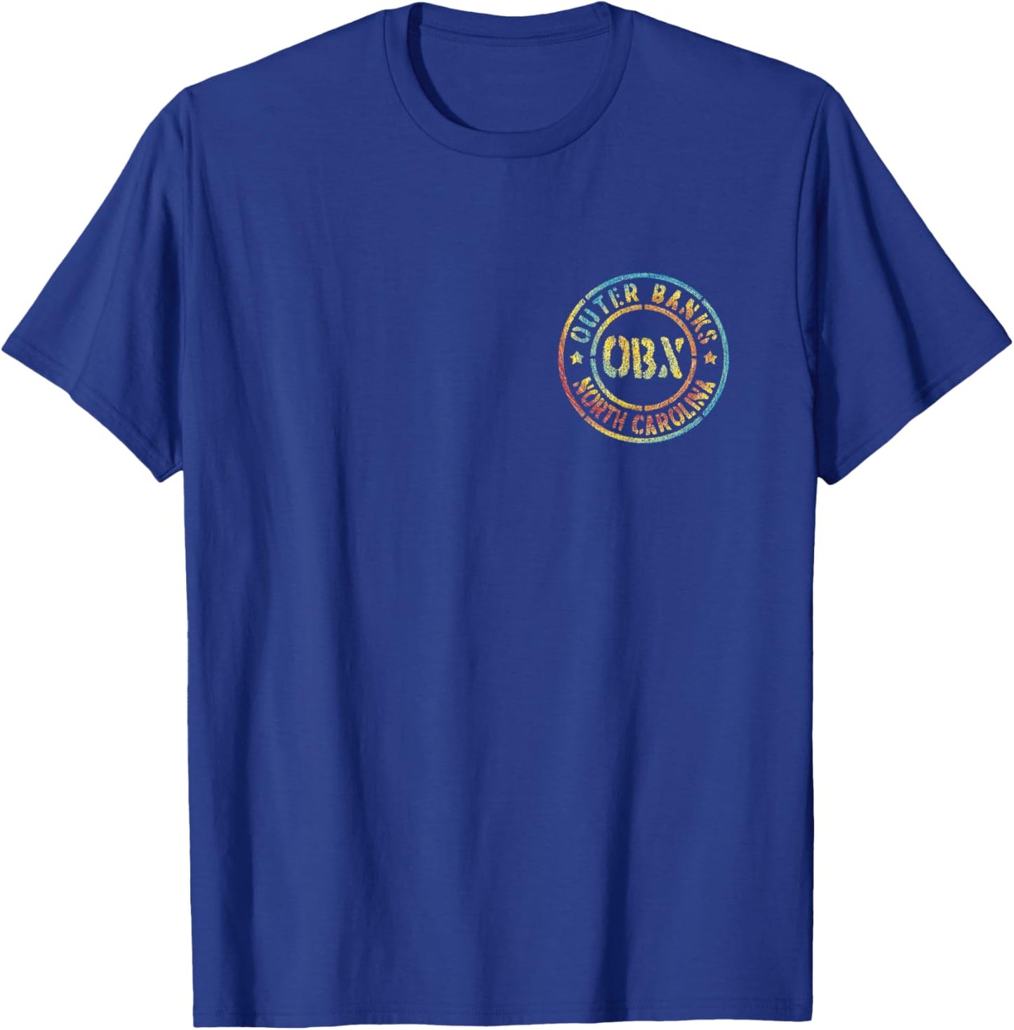 JCombs: Outer Banks (OBX), NC (2-Sided) T-Shirt - T-Shirt | Royal