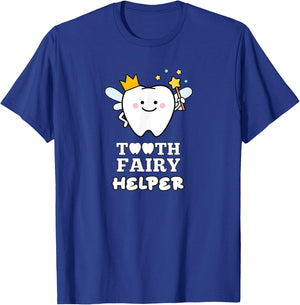 Dental Assistant Dentist Teeth Official Tooth Fairy Helper T-Shirt - T-Shirt | Royal