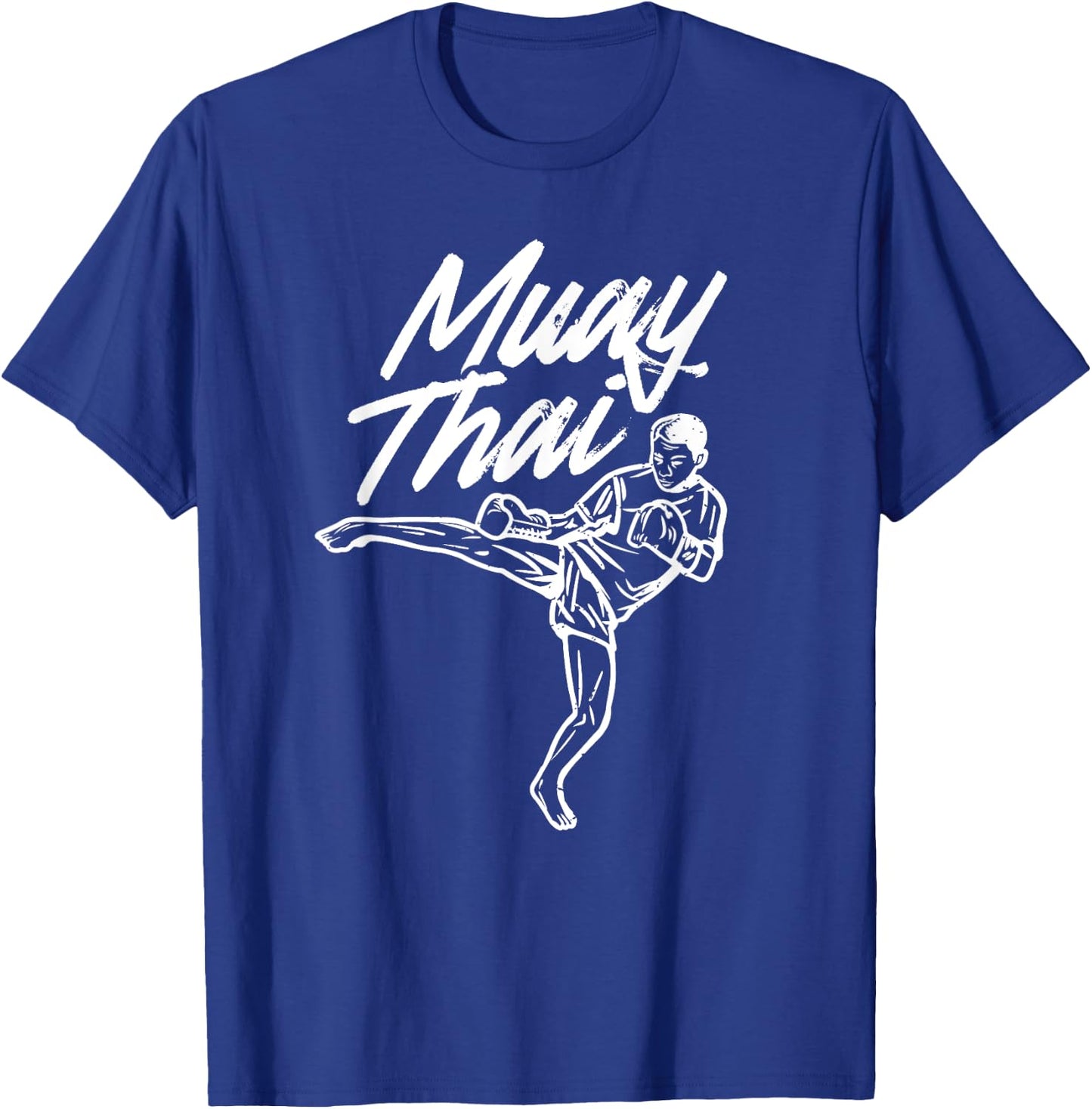 Muay Thai Hobby Boxing Martial Arts Fighter T-Shirt - T-Shirt | Royal
