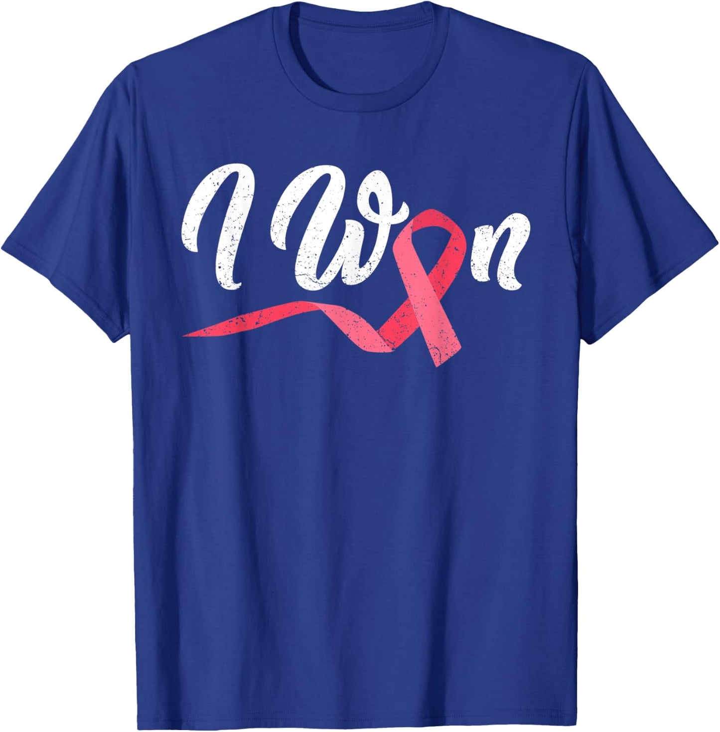 I Won Breast Cancer Survivor Shirt Breast Cancer Survivor T-Shirt - T-Shirt | Royal