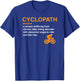 Cyclopath Dictionary Definition Cyclist Bike Riders T-Shirt - T-Shirt | Royal