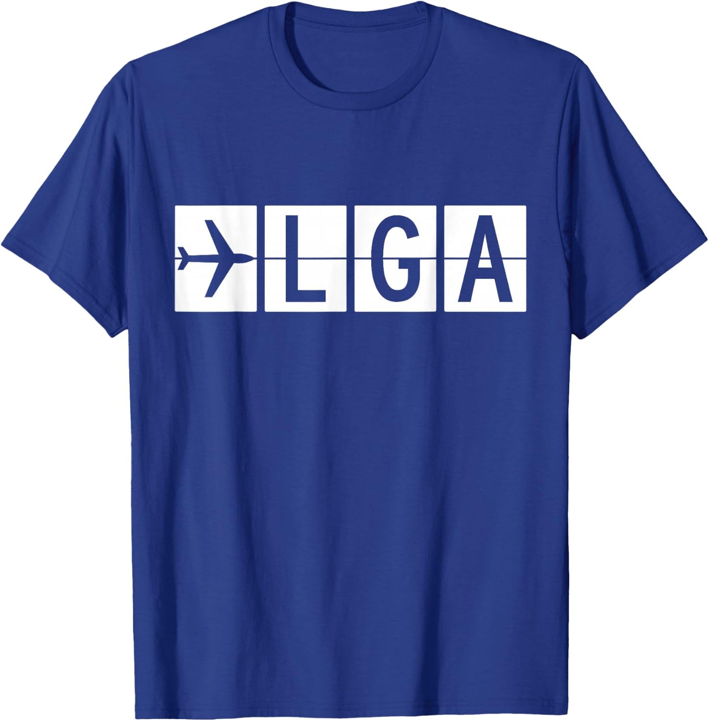 LGA LaGuardia New York City Airport T-Shirt - T-Shirt | Royal