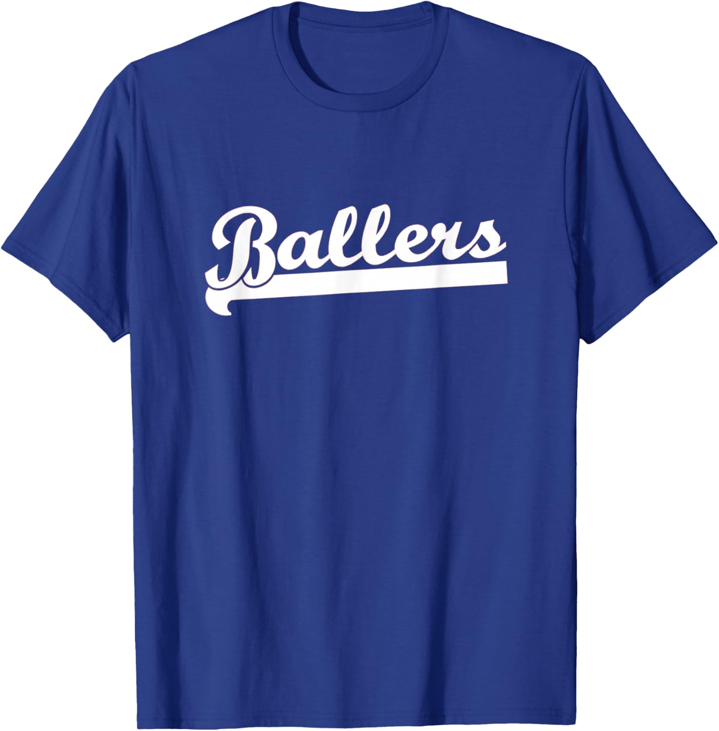 BALLERS Basketball Baseball Kickball Volleyball Soccer Team T-Shirt - T-Shirt | Royal