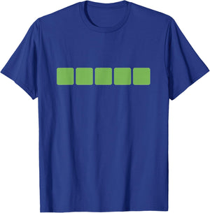 Wordle T-Shirt - T-Shirt | Royal