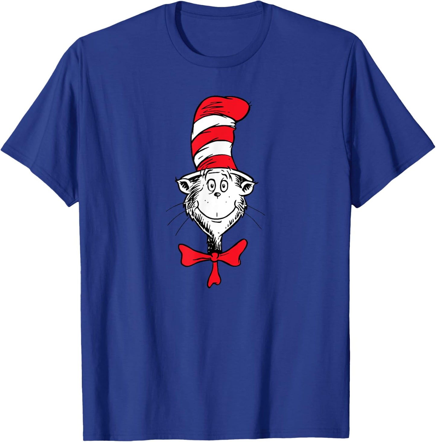 Dr. Seuss The Cat in the Hat Face T-Shirt - T-Shirt | Royal