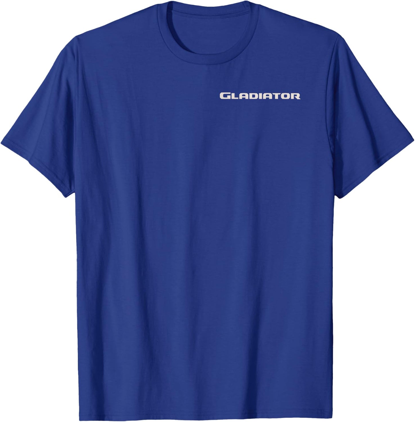 Jeep Gladiator Freedom and Adventure (Front/Back) Small T-Shirt - T-Shirt | Royal