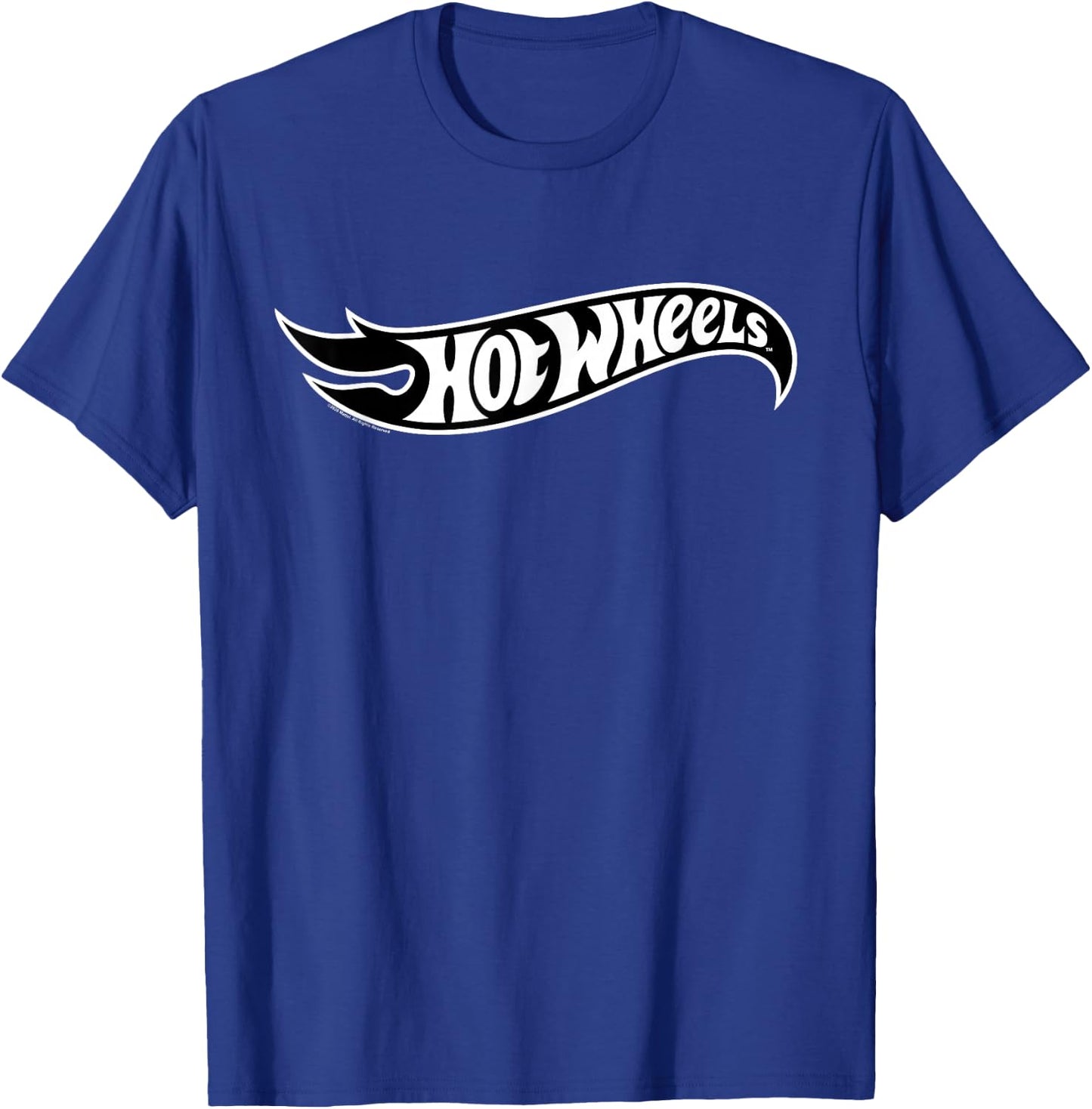 Hot Wheels - Black Flame Logo T-Shirt - T-Shirt | Royal