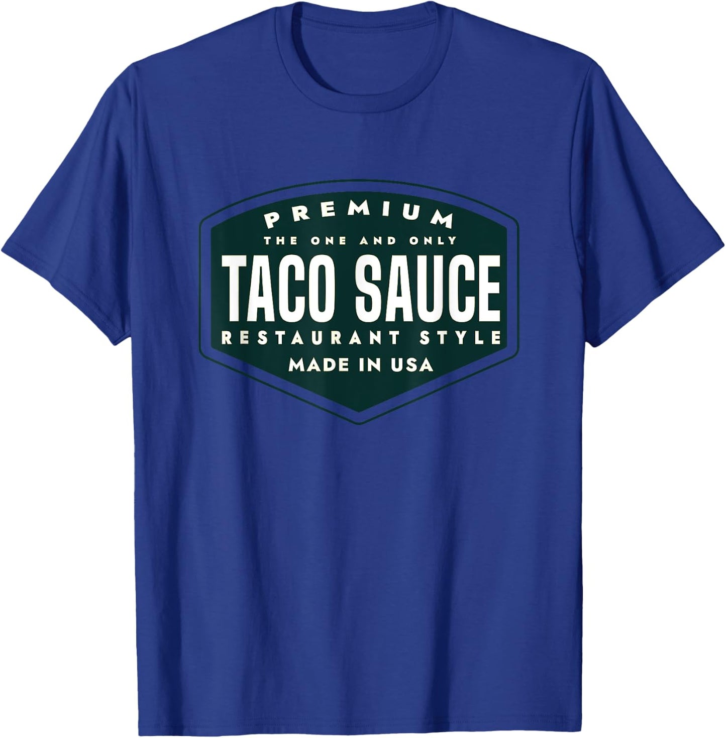 Matching Group Halloween Costume Food Condiment Taco Sauce T-Shirt - T-Shirt | Royal