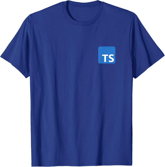 TypeScript Programming Logo TS Logo for Programmers T-Shirt - T-Shirt | Royal