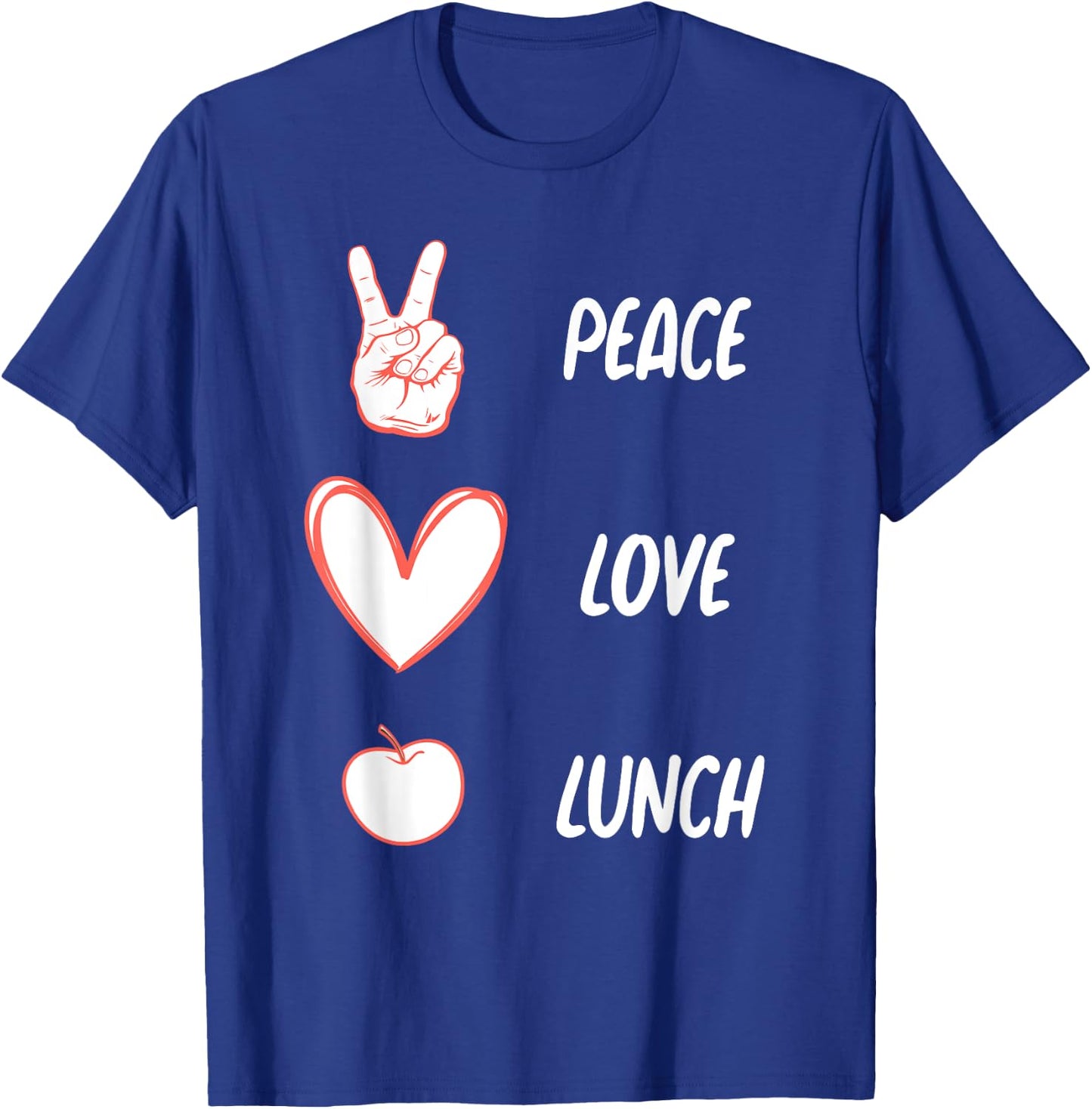 Funny Lunch Lady Art Women Lunch Cafeteria Monitor Lovers T-Shirt - T-Shirt | Royal