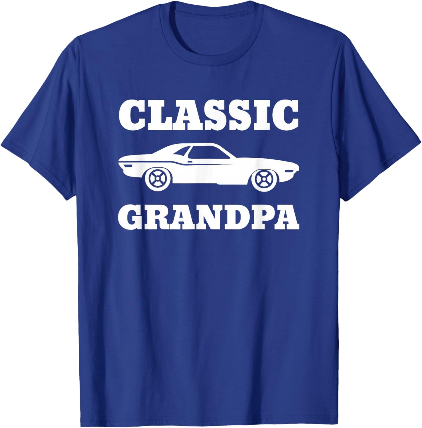 Funny Grandpa Classic Car T-Shirt - T-Shirt | Royal