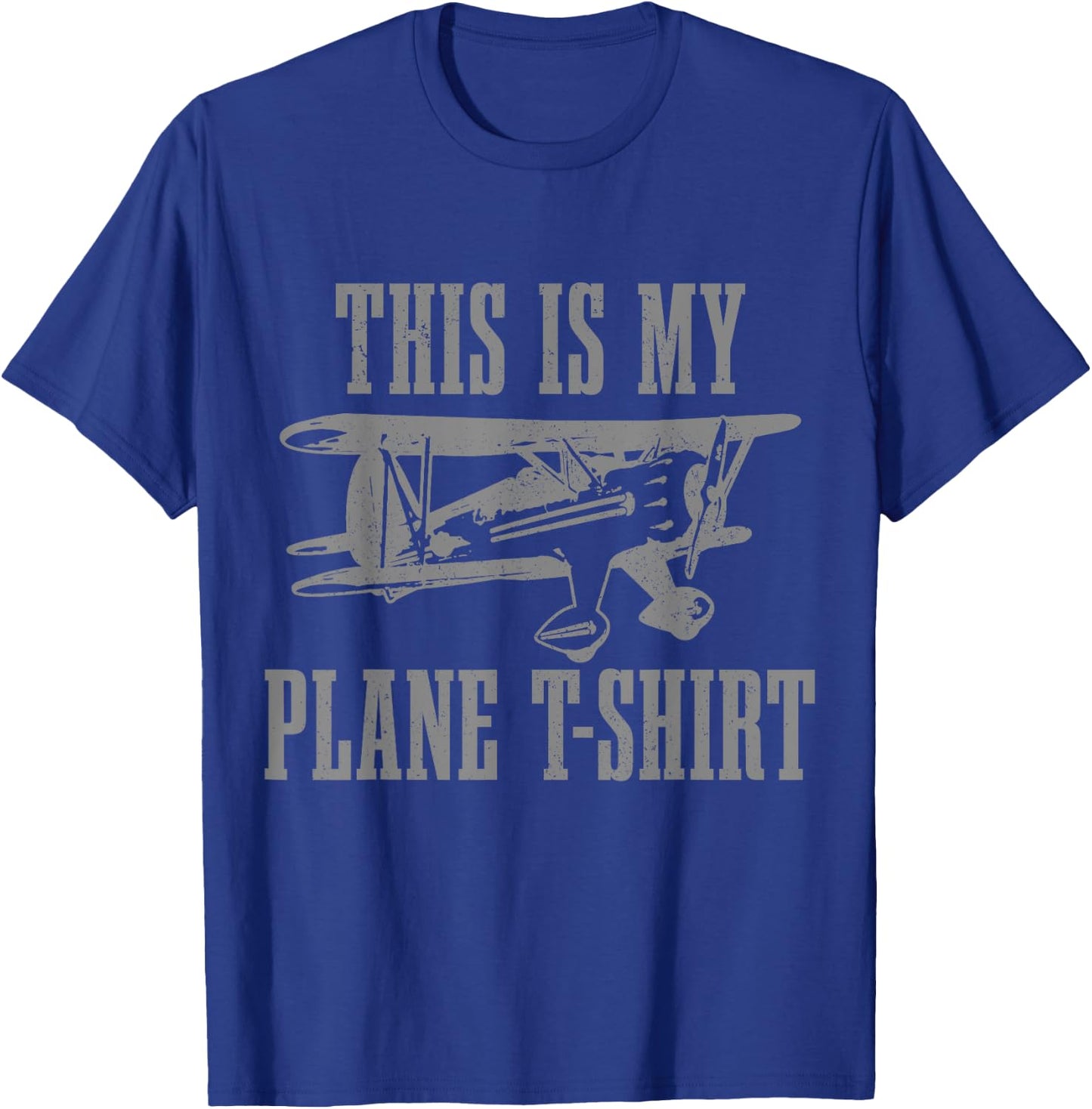 Airplane Pilot RC Model Funny This Is My Plane T-Shirt - T-Shirt | Royal