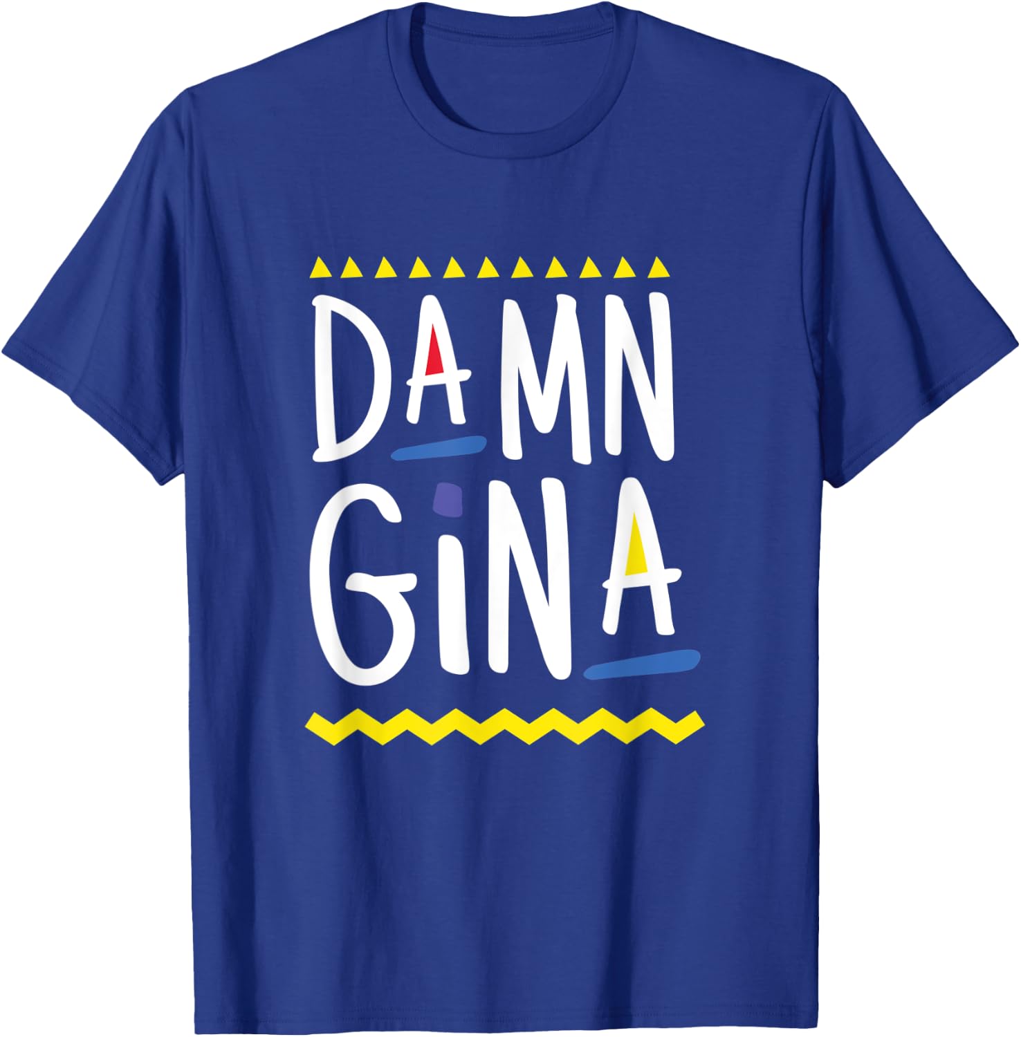 Damn Gina 90s Style Hip Hop - Do It For The Culture T-Shirt - T-Shirt | Royal