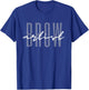 Brow Artist Brow Therapist Brow Boss Eyebrow Lash Stylist T-Shirt - T-Shirt | Royal