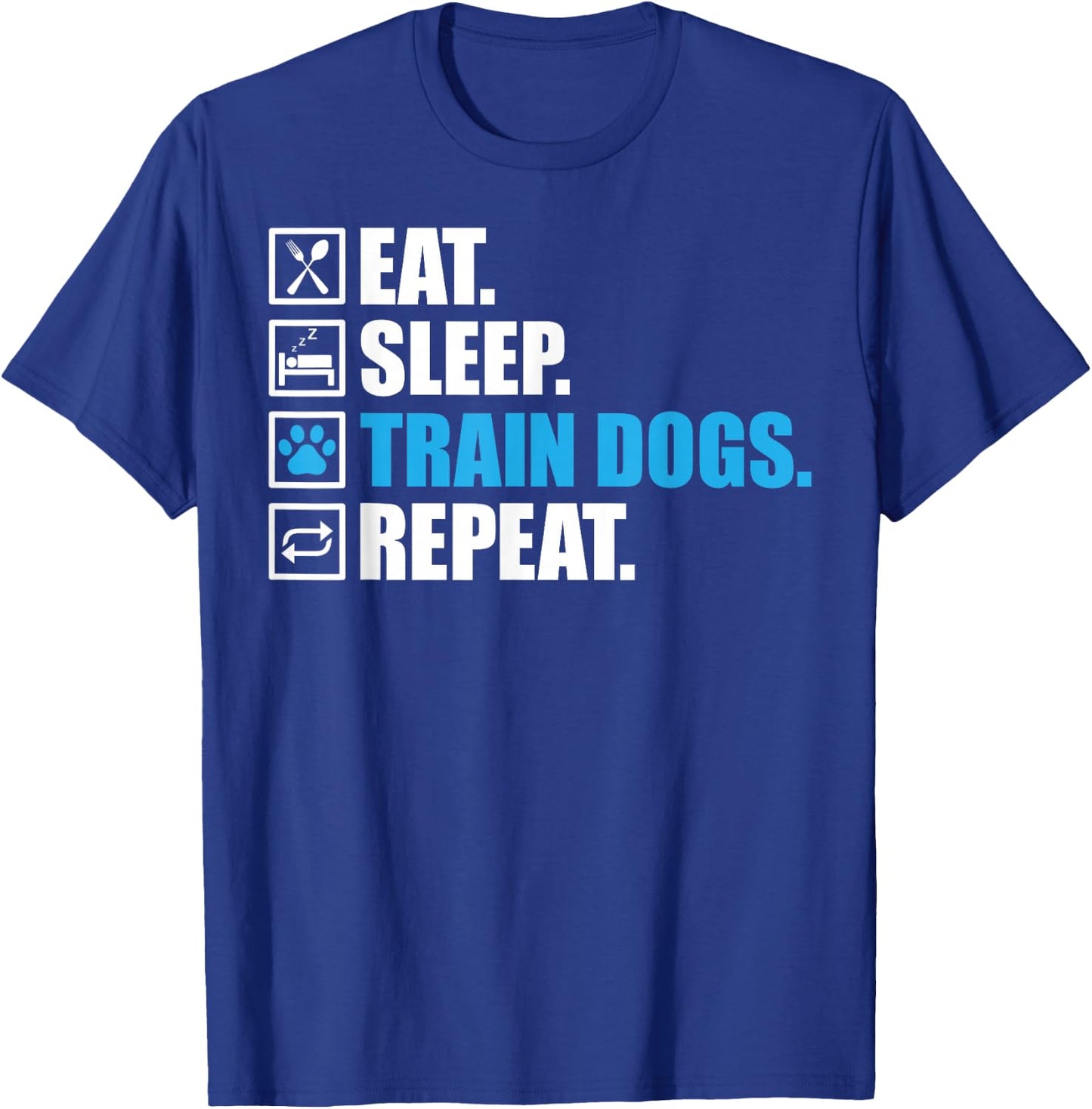 Cool Dog Agility Women Dog Owner Puppy In Training T-Shirt - T-Shirt | Royal