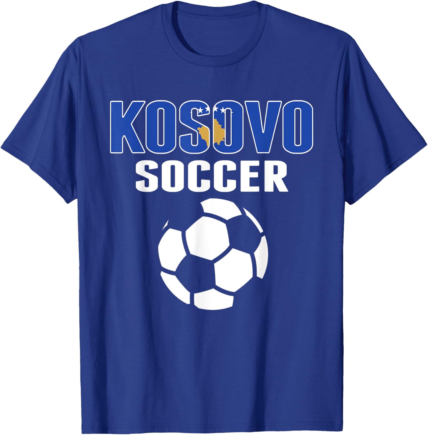 Proud Kosovo Soccer Fans Jersey - Support Kosovan Football T-Shirt - T-Shirt | Royal