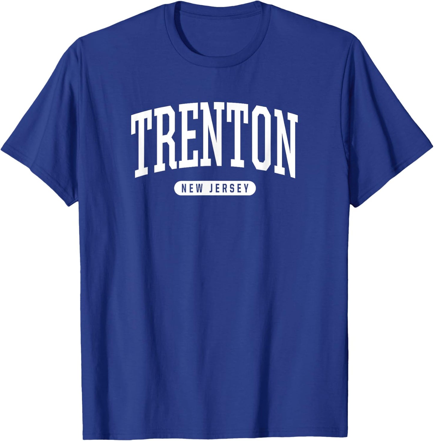 Trenton New Jersey Vacation College Style NJ USA T-Shirt - T-Shirt | Royal