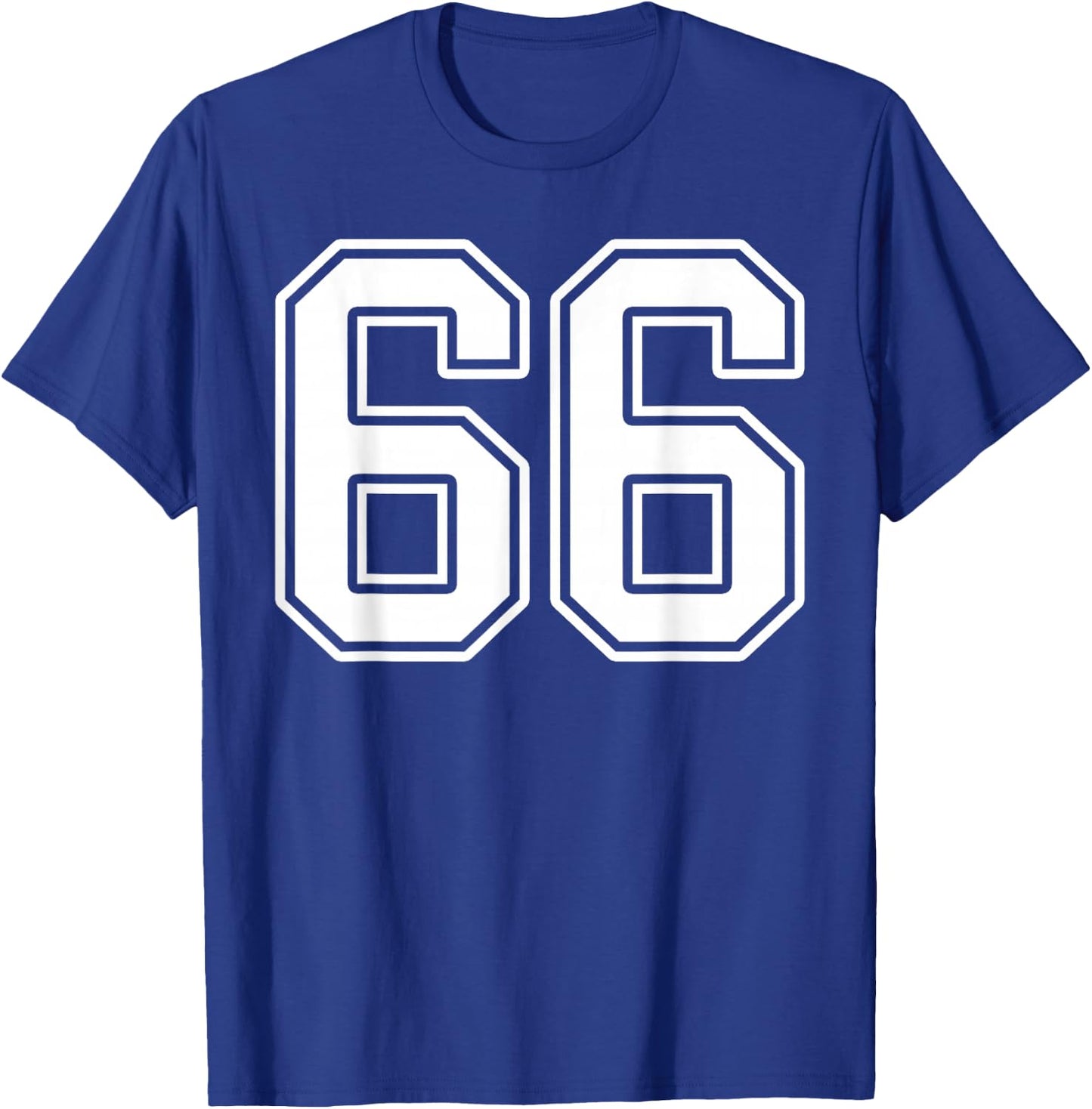 Number 66 Fan Player Jersey Style #66 Men Women Kids T-Shirt - T-Shirt | Royal
