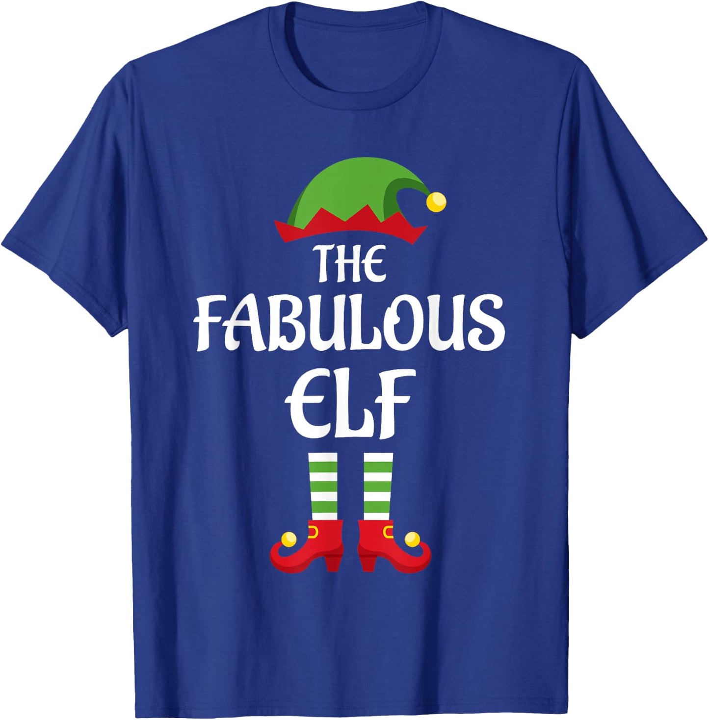 Fabulous Elf Family Matching Group Christmas T-Shirt - T-Shirt | Royal