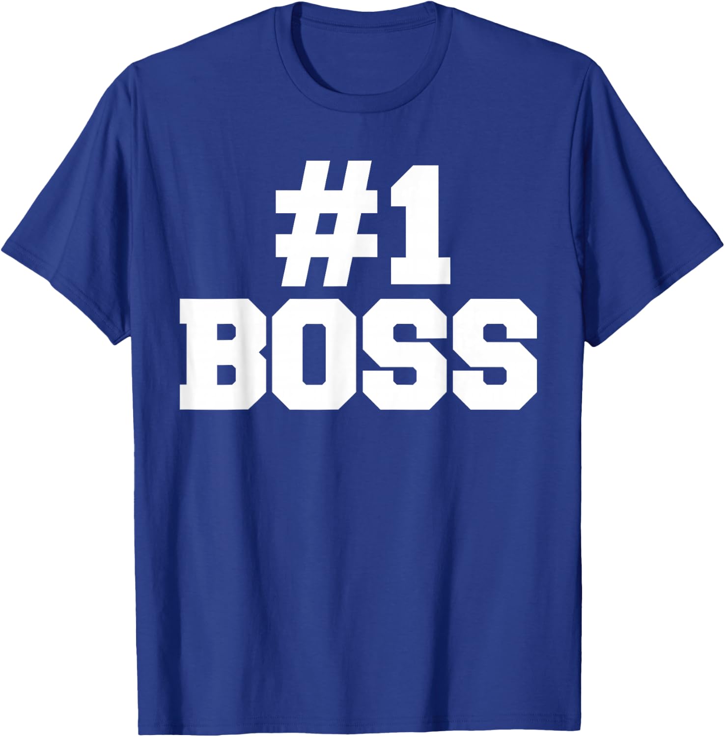 Number one boss T-Shirt - T-Shirt | Royal