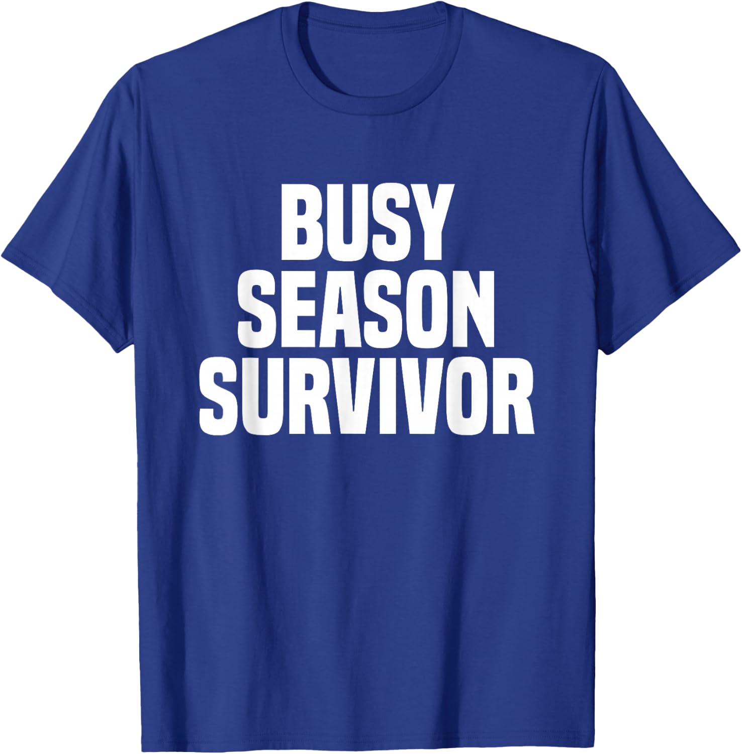 The Best CPA Certified Public Accountant Gifts Busy Season Survivor CPA Funny Certified Public Accountant T-Shirt - T-Shirt | Royal