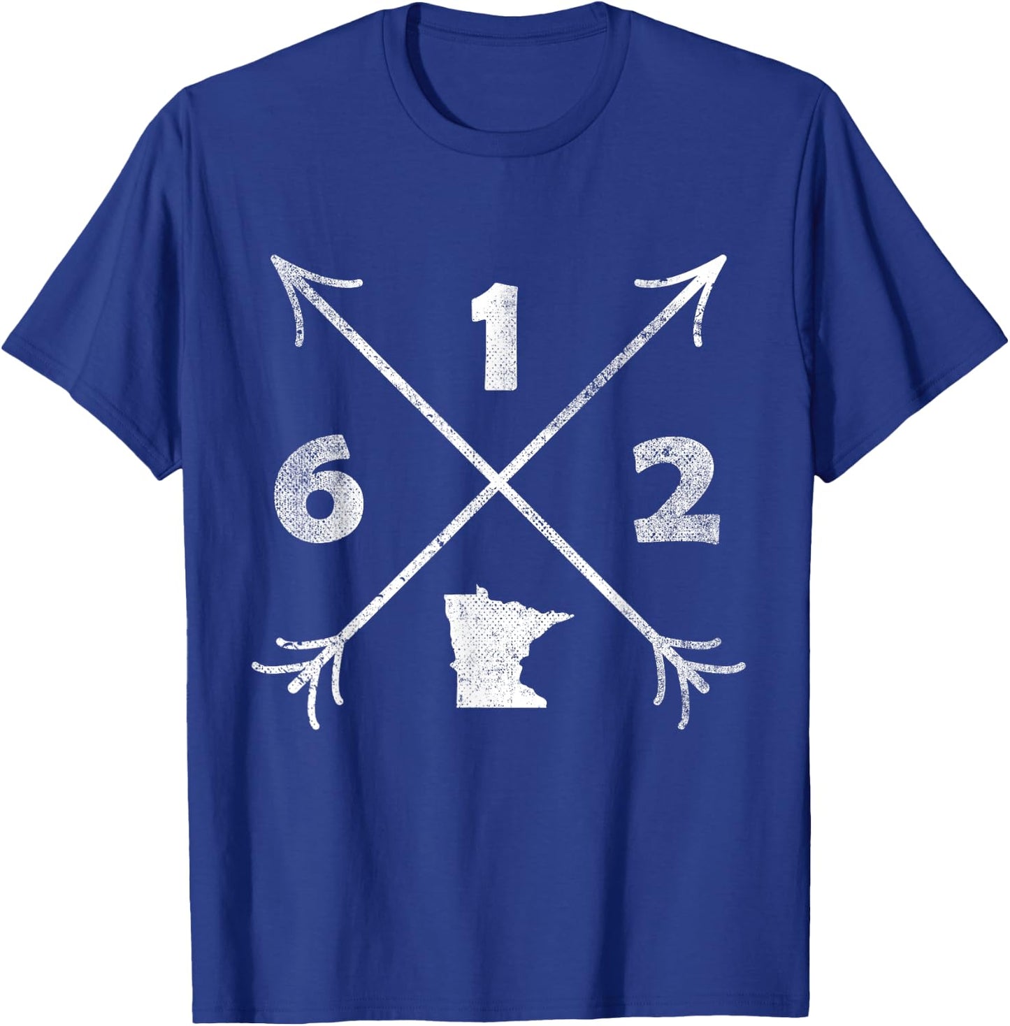 Twin Cities Minnesota MN | area code 612 T-Shirt - T-Shirt | Royal