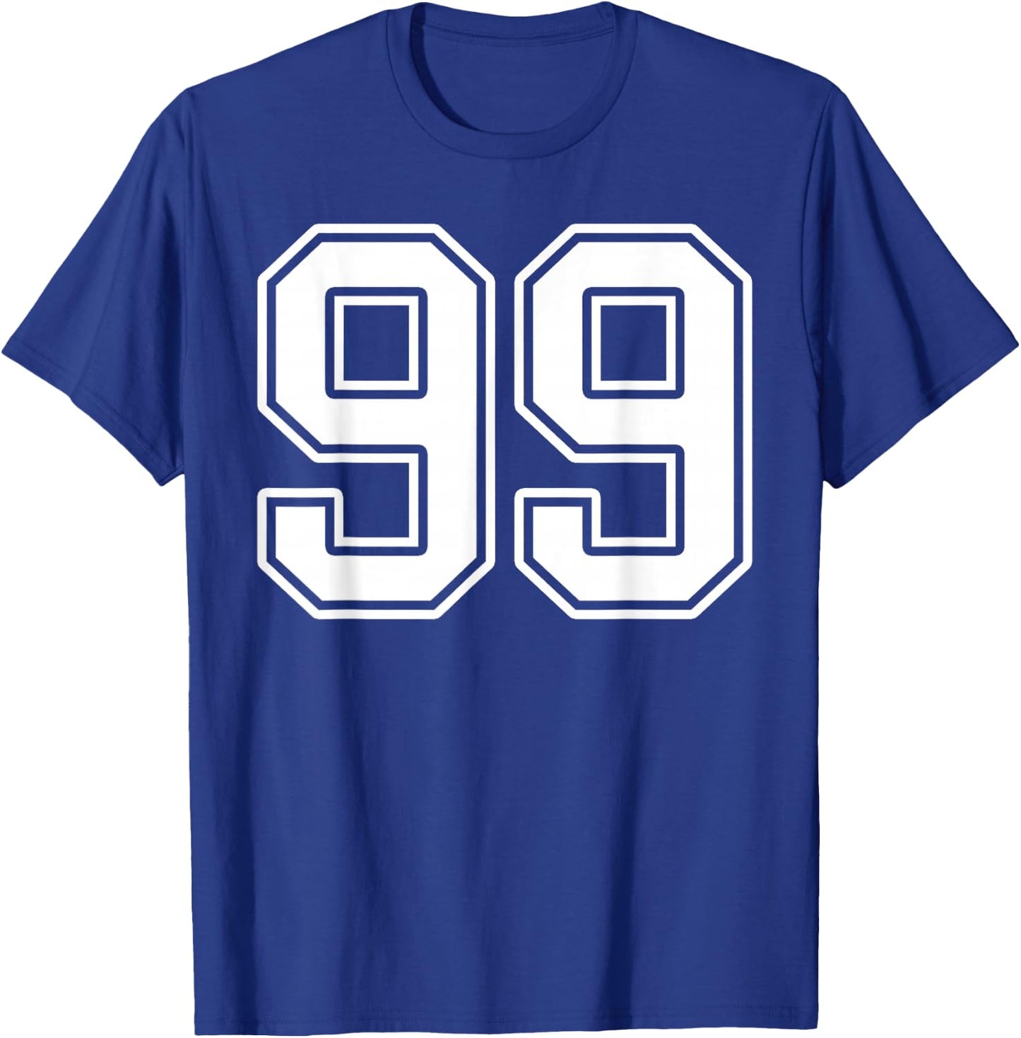 Number 99 Fan Player Jersey Style #99 Men Women Kids T-Shirt - T-Shirt | Royal