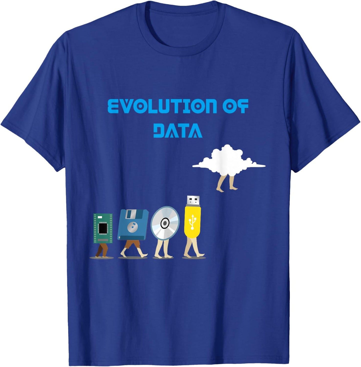 Data Evolution Analytics Gift Datascientist Analyst T-Shirt - T-Shirt | Royal