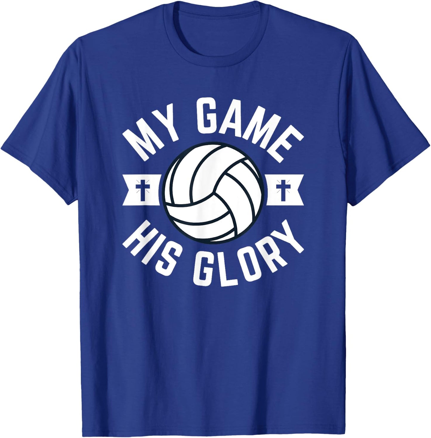 Volleyball Shirts Volleyball Girls Christian Volleyball T-Shirt - T-Shirt | Royal