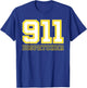 Cute 911 Dispatcher Design 911 Dispatch Men Women Emergency T-Shirt - T-Shirt | Royal