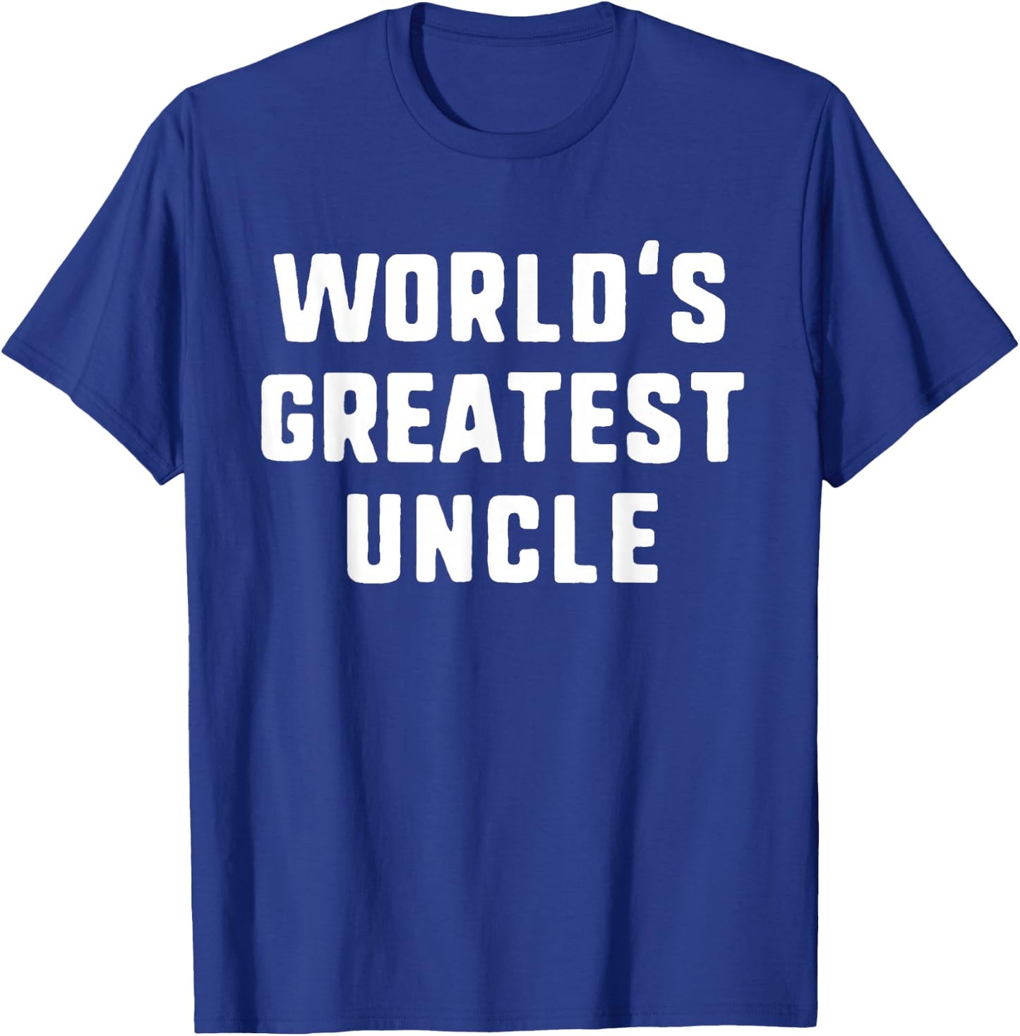 World's Greatest Uncle Funny Family T-Shirt - T-Shirt | Royal