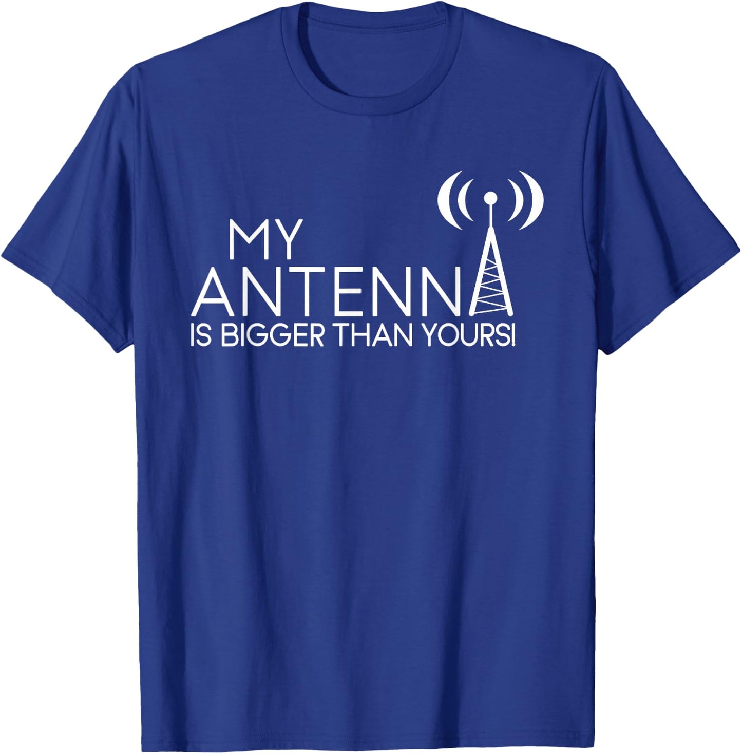 Ham Radio Morse Code CB Radio Nerdy Geek CW Operator T-Shirt - T-Shirt | Royal