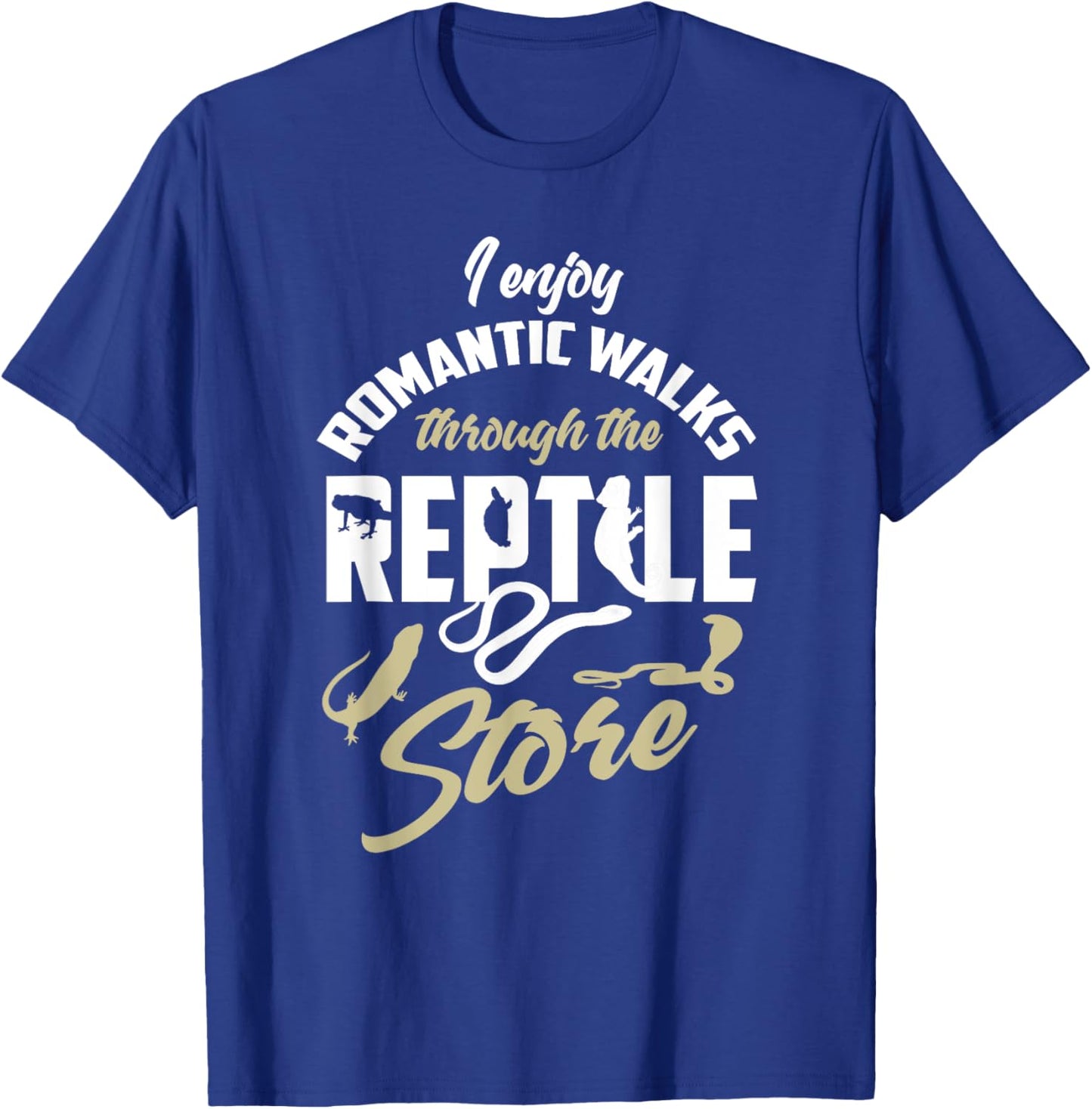Reptile Shirt Funny Herpetologist Quote Reptile Lover Gift T-Shirt - T-Shirt | Royal