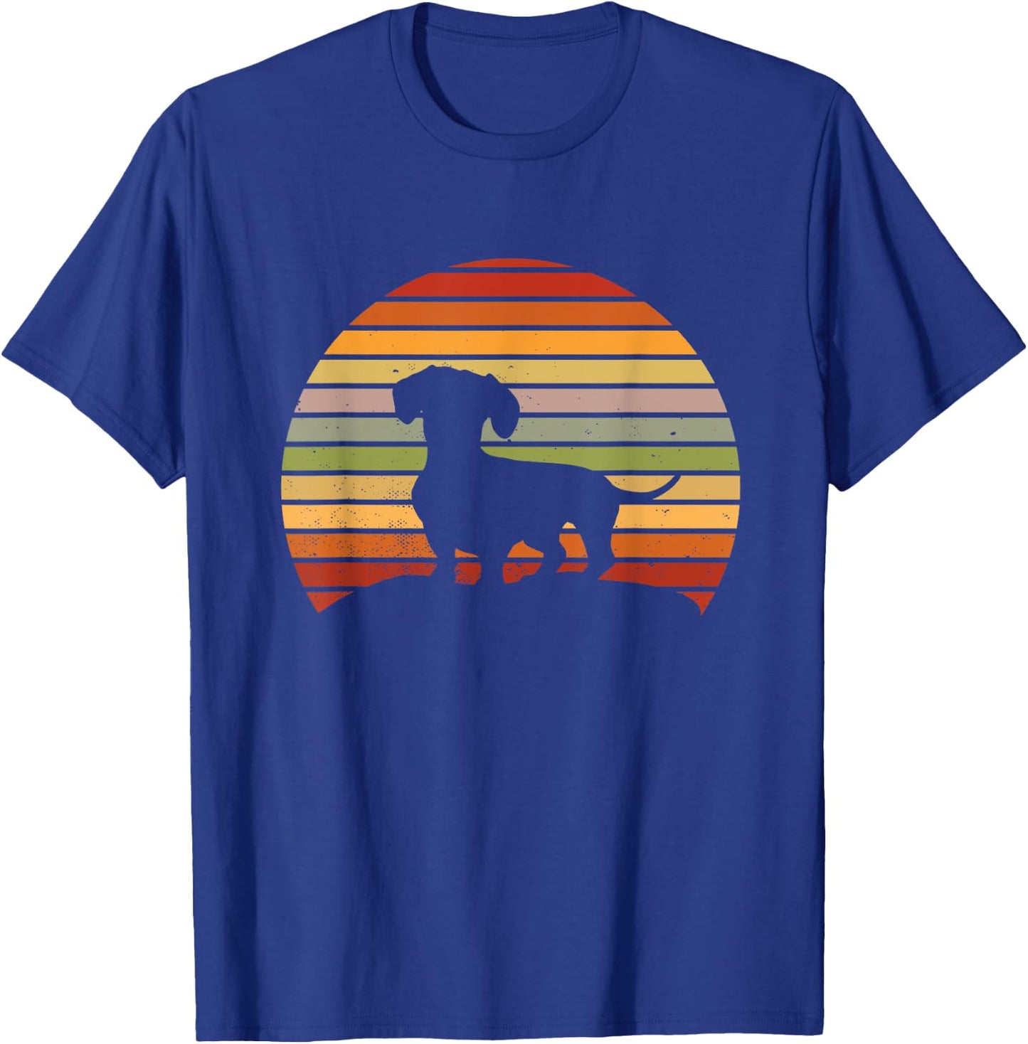 Dachshund Retro Vintage Lover T-Shirt - T-Shirt | Royal