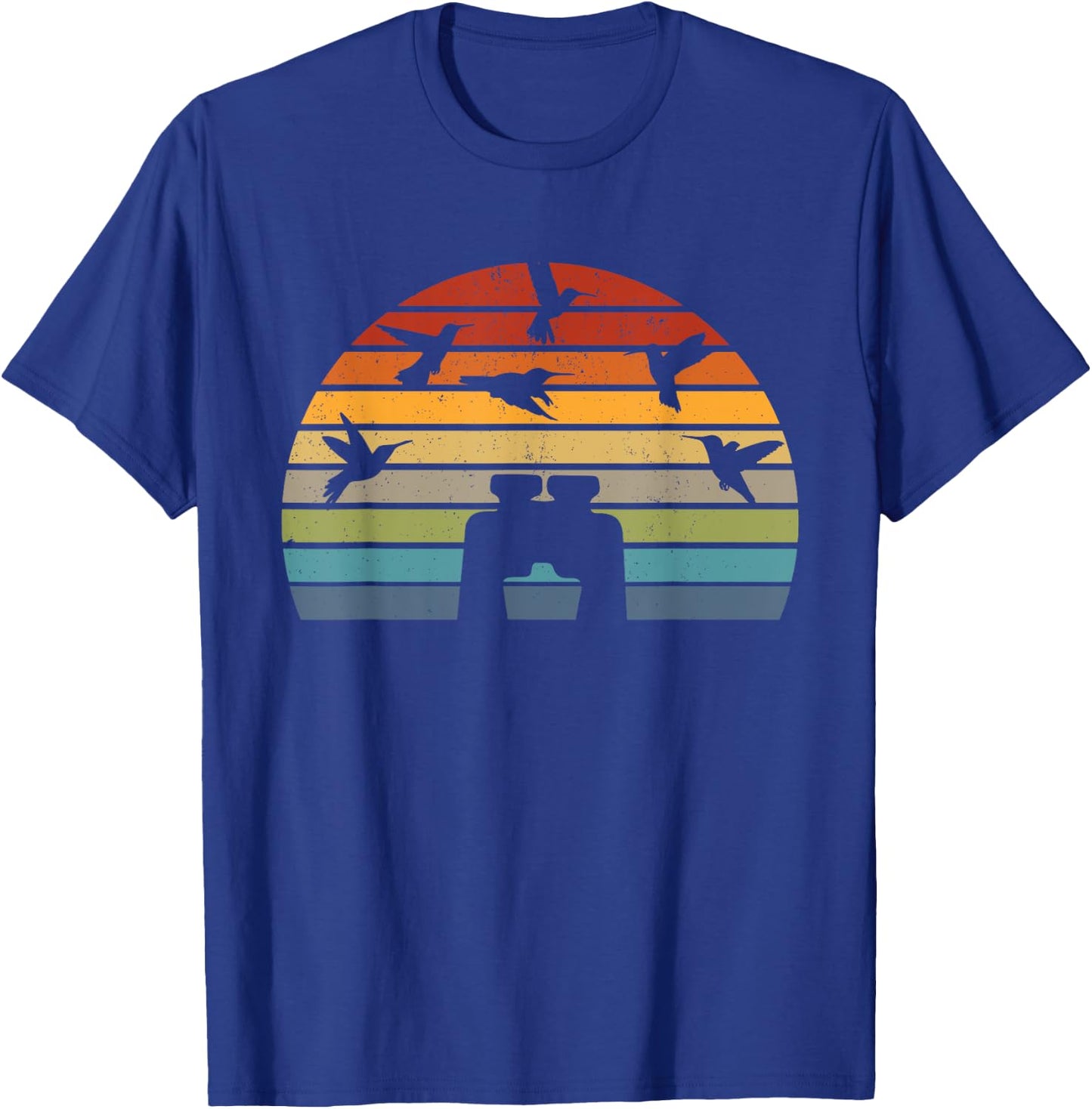 Bird Watching Vintage Birdwatching Birding T-Shirt - T-Shirt | Royal