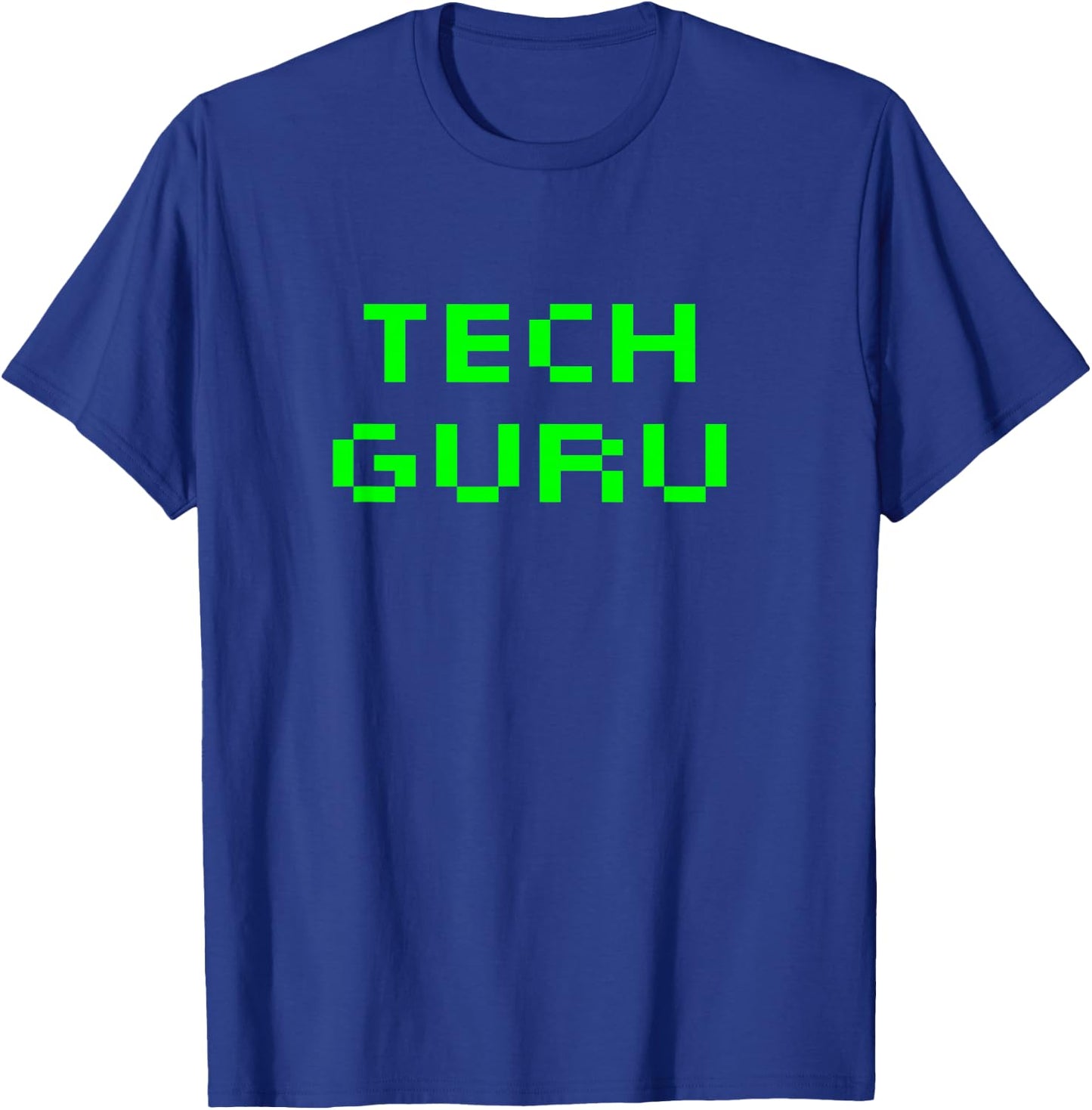 Tech Guru Support Computer Repair Technology Repairman Geek T-Shirt - T-Shirt | Royal