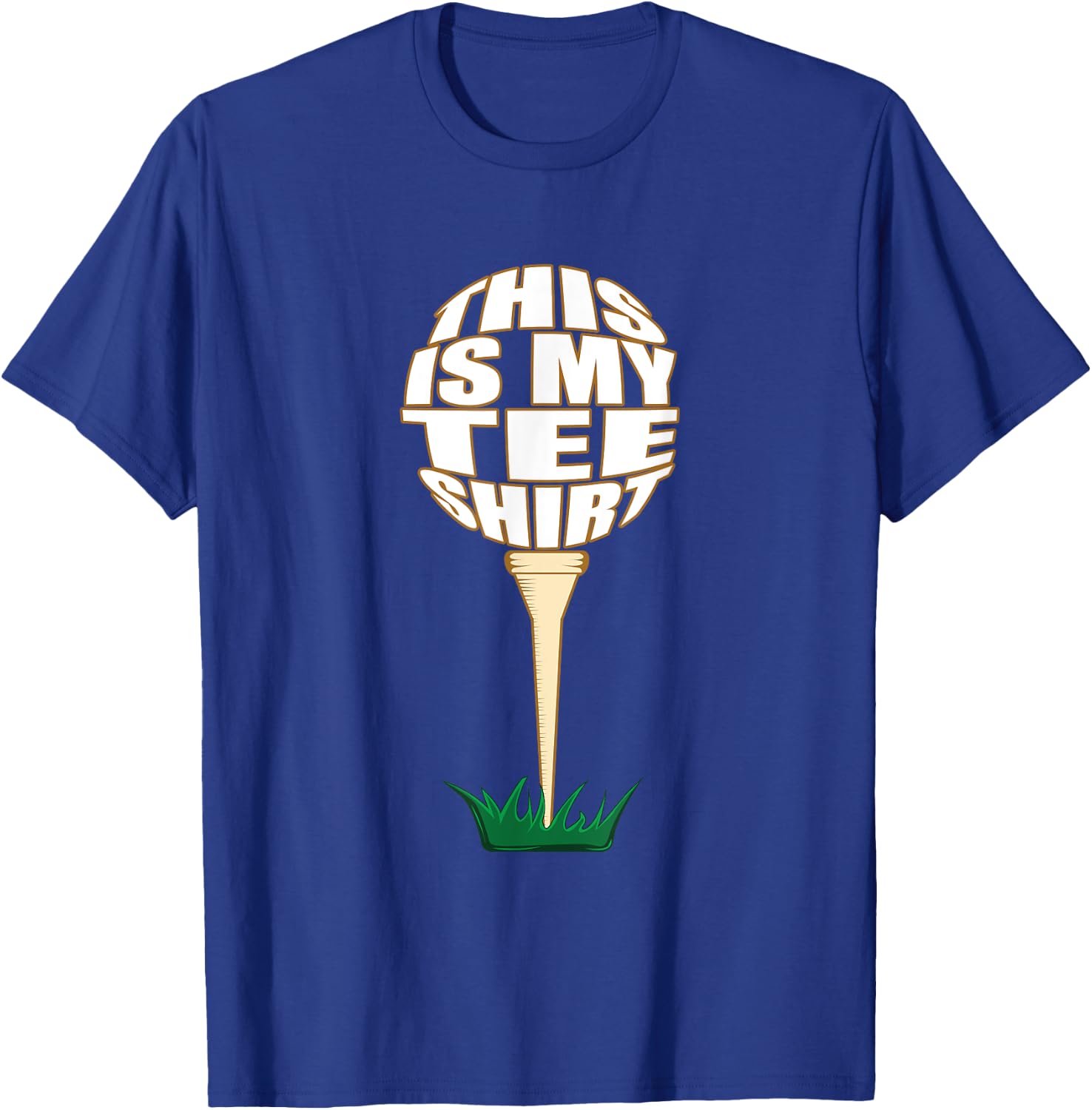 This Is My Golfer Funny Golf T-Shirt - T-Shirt | Royal