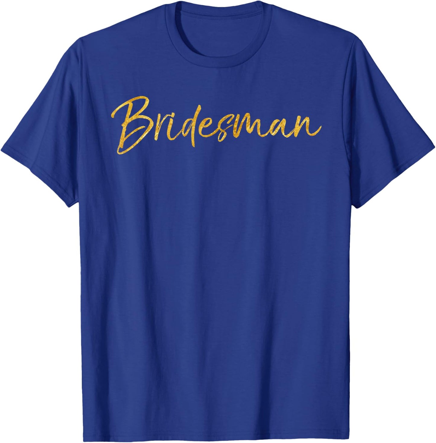 Bride & Groom Wedding Design Studio Men's Black Vintage Mr. & Mrs. Poppin Bottles Bridesman Shirt Funny Cute Gold Guy Bridesmaid T-Shirt - T-Shirt | Royal