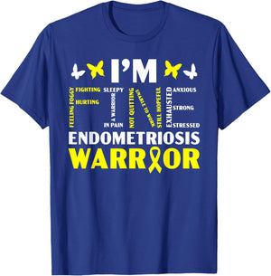 I'm Fine Endo Warrior Endometriosis Awareness Disease Small T-Shirt - T-Shirt | Royal