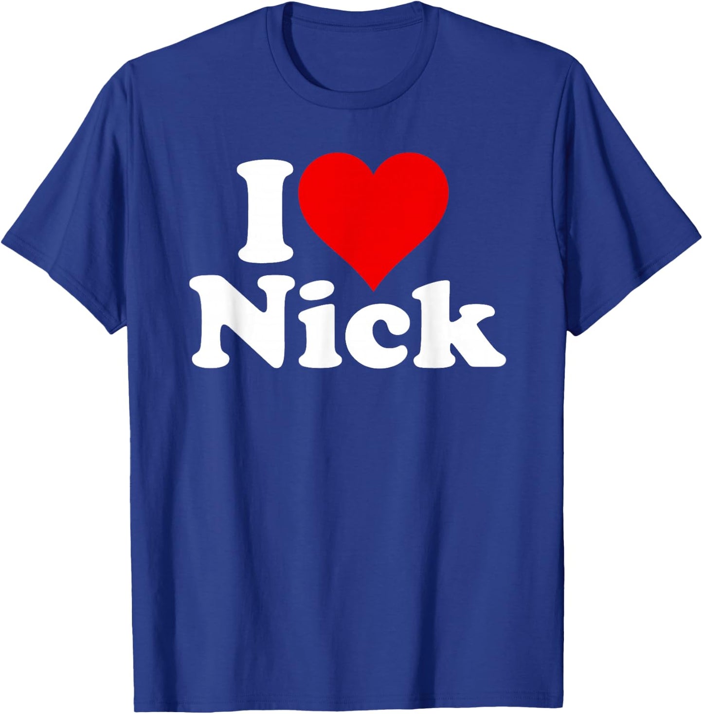 I Heart Love Nick Nicholas T-Shirt - T-Shirt | Royal