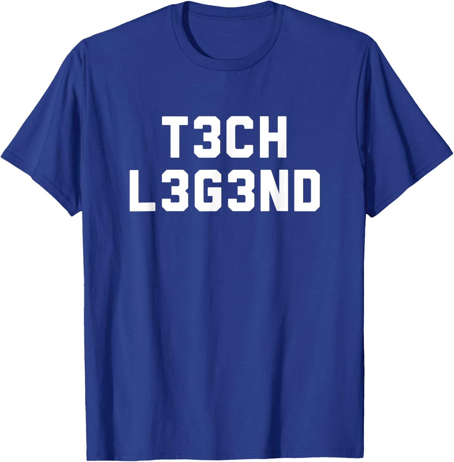 IT Tech Guy Gift Computer Enthusiast Techy T-Shirt - T-Shirt | Royal